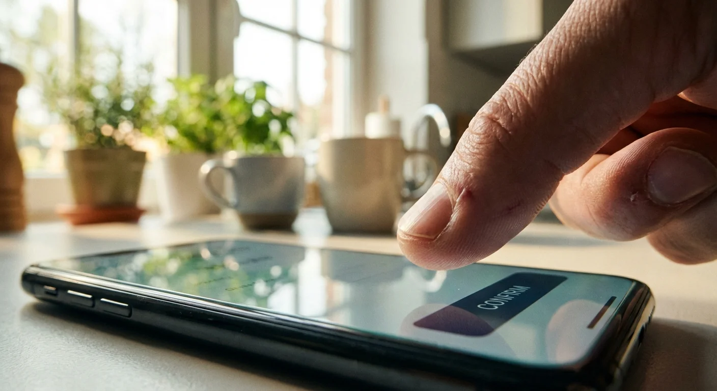 A 3D compass pointing toward a mountain horizon at sunrise.