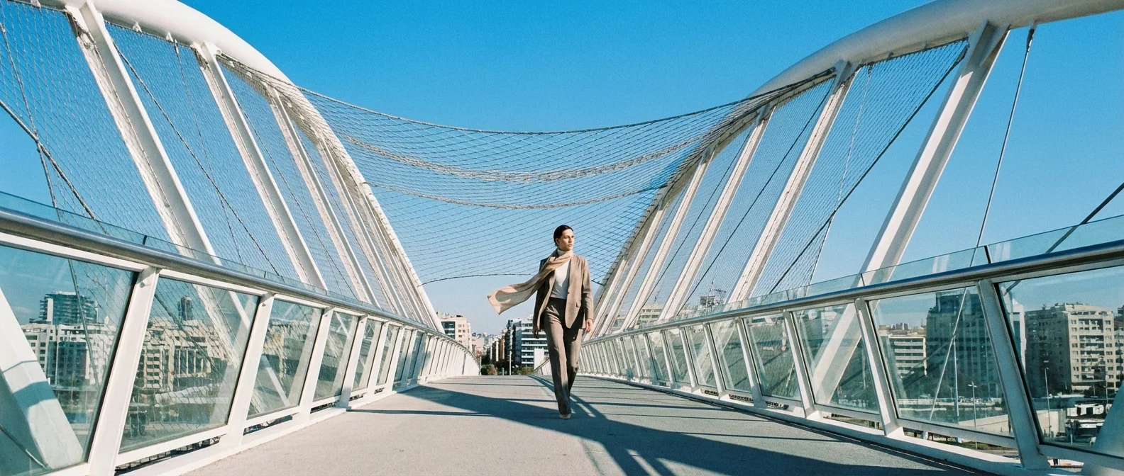 A couple calmly discussing their financial plan together at home.