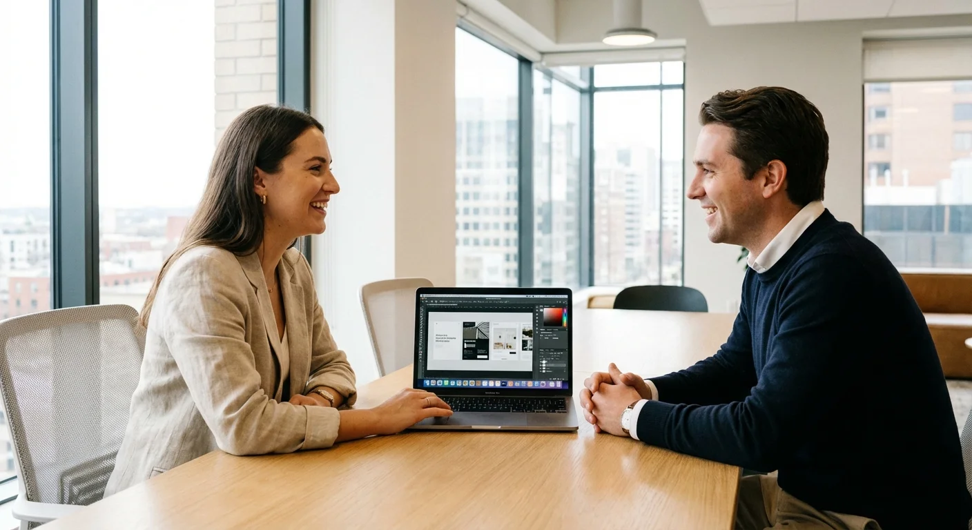 A hand circling 5 percent on a financial document, symbolizing a quick decision-making rule.