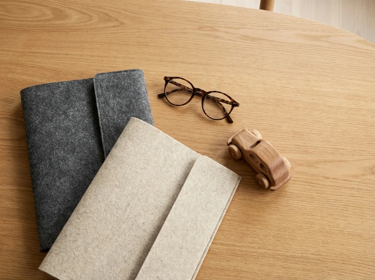 A organized desk with folders and a toy car, representing the choice between UGMA and UTMA accounts.