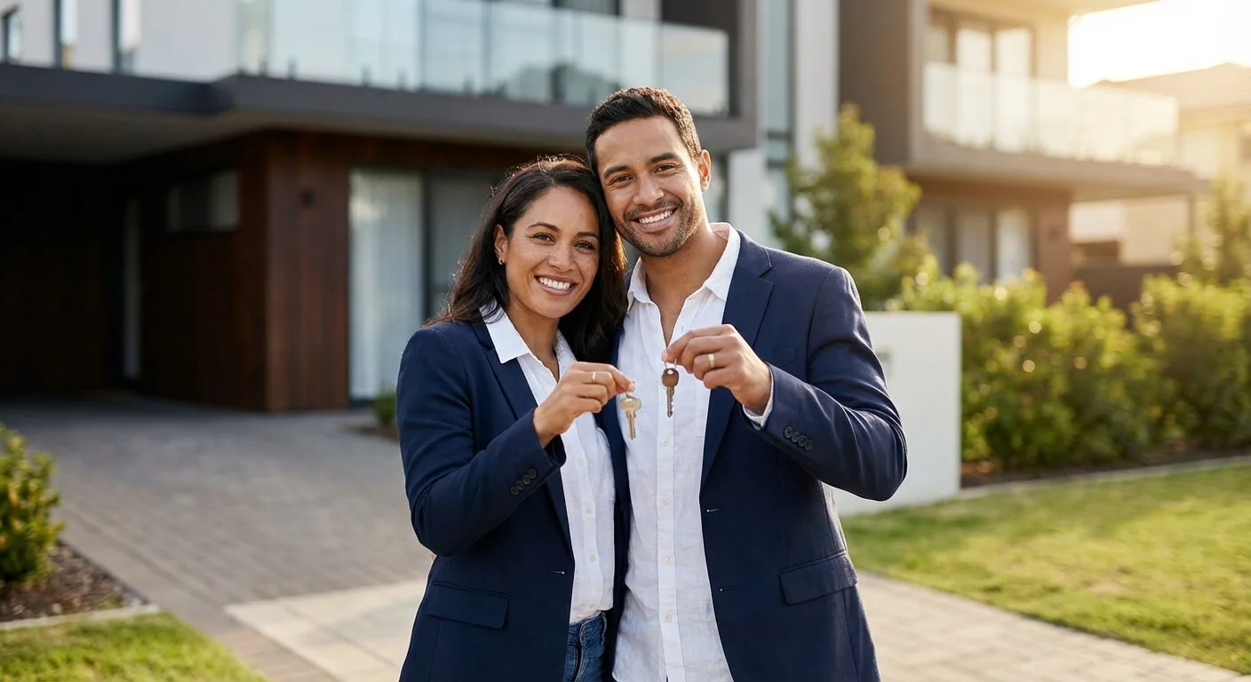 A person carrying a bag of fresh vegetables from a community resource center.