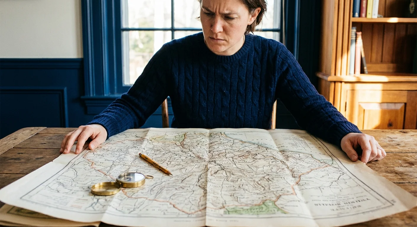 A person studying a map, symbolizing the navigation of complex investment choices.
