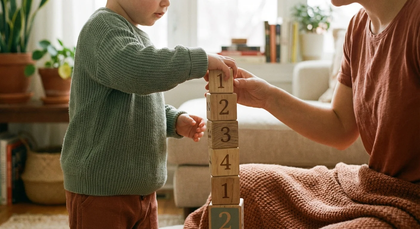 A person using a mobile banking app in a bright, modern dining room.