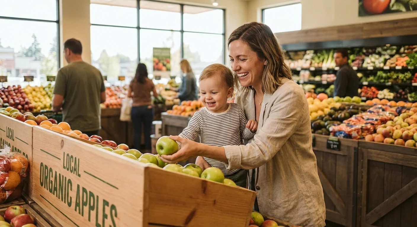 A side-by-side comparison of a suburban house and an industrial building.
