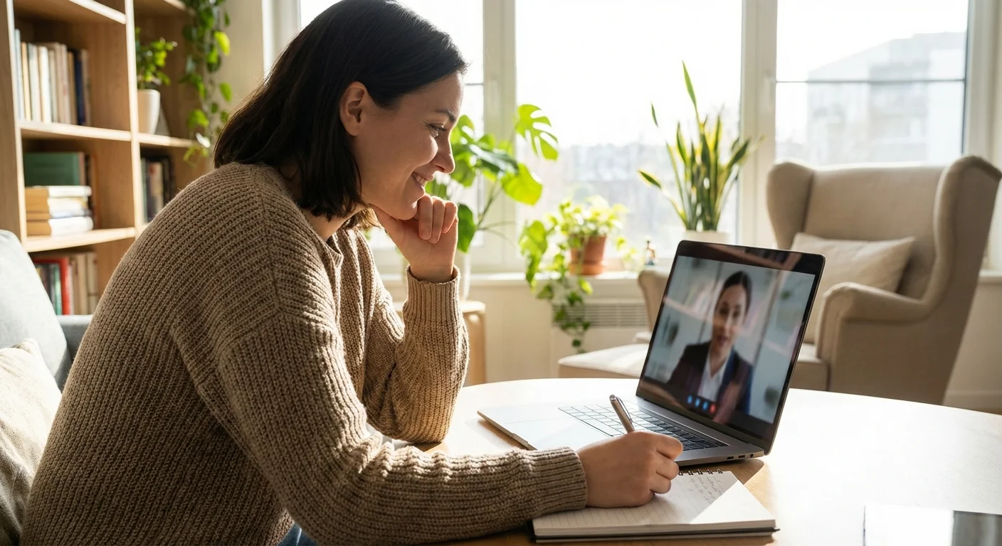 A top-down view of a calculator and financial statements on a wooden table.