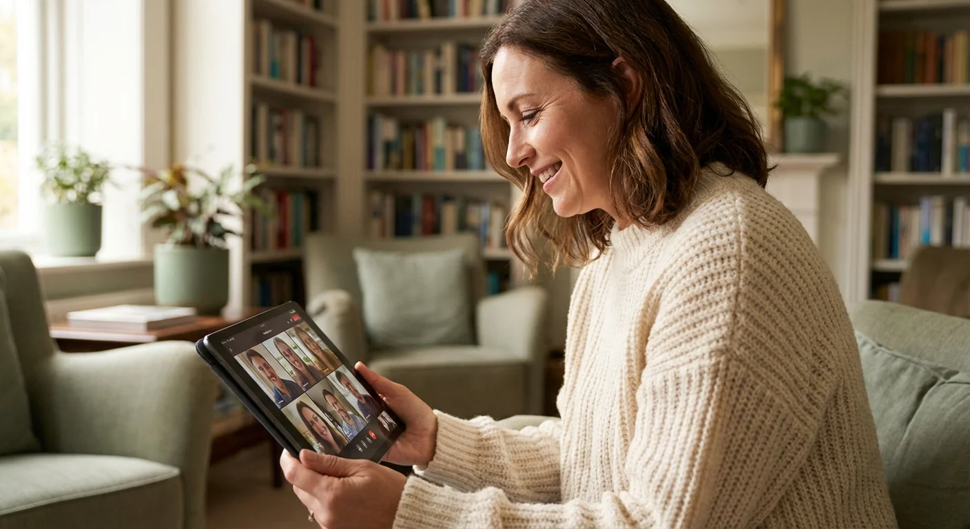 Hands circling items on a paper receipt with a pen on a table.