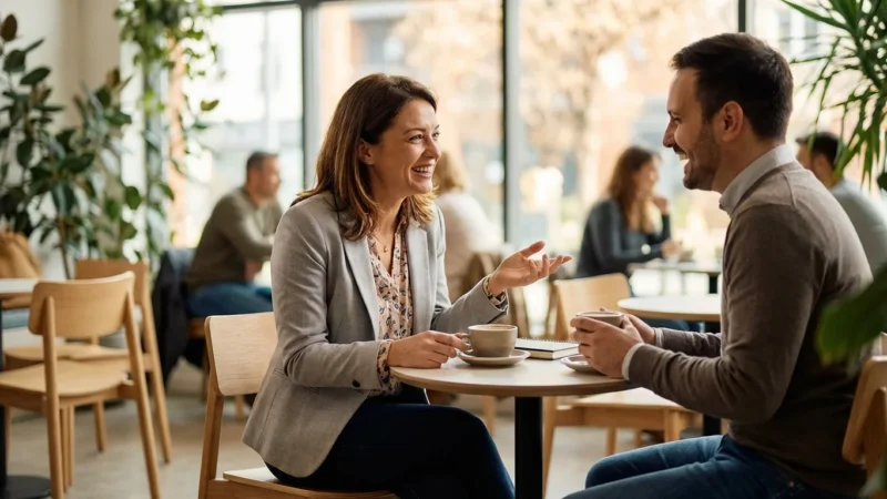 A student looking confidently at a laptop in a bright library, representing financial planning.