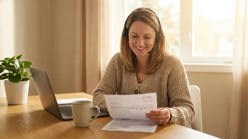 A happy couple holding keys in front of a modern multi-family property during a sunny day.